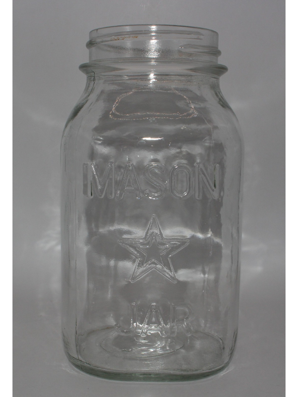 Mason Star Quart Canning Jar Clear Glass No Lid